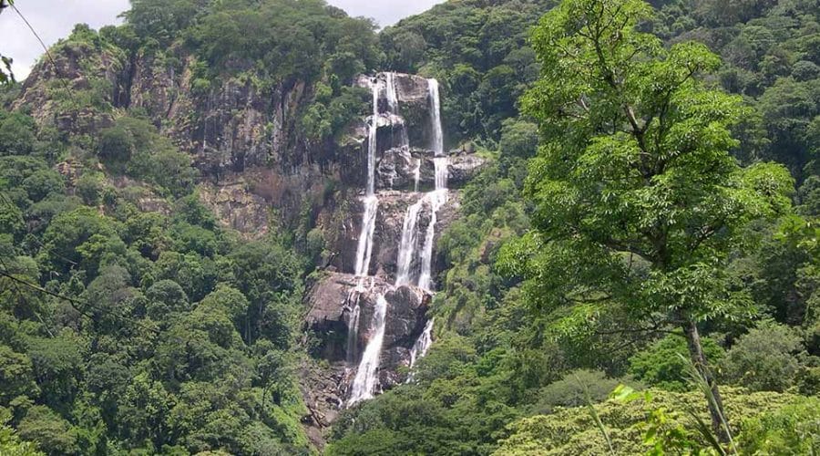 Beutiful waterfalls at Udzungwa