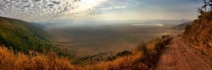 sunset Ngorongoro